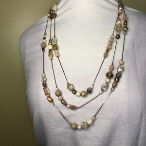 Dabby Reid vintage  Multi-Strand Beaded Necklace.
